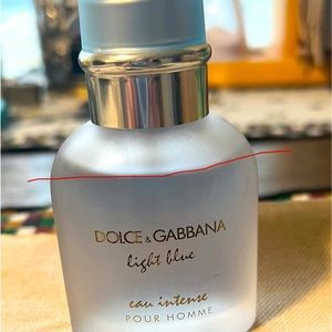 Lightly Used - Dolce and Gabbana Light Blue Intense 1.6 Fl. Oz.